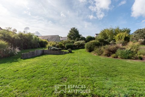 Contemporaine familiale avec vue contemplative