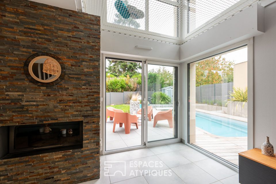 Maison contemporaine familiale avec piscine