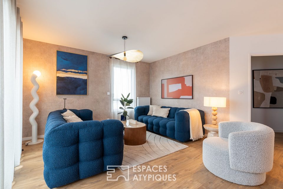 Appartement écrin contemporain en étage élevé