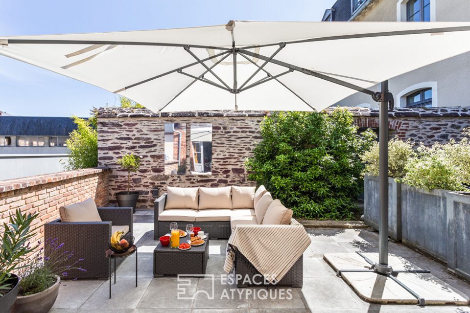 Coup de foudre à l'orée du parc du Thabor - Maison 2 chambres 90 M² -  Rennes