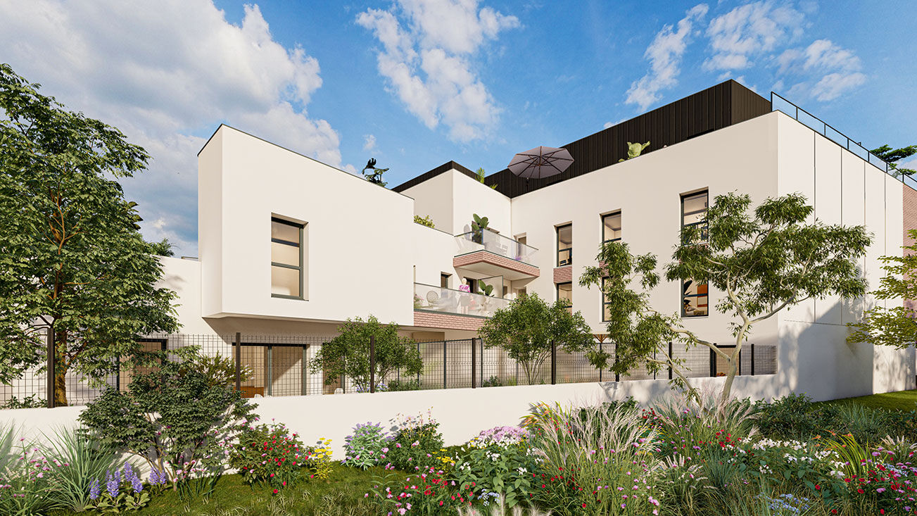 Appartement en dernier étage avec terrasse