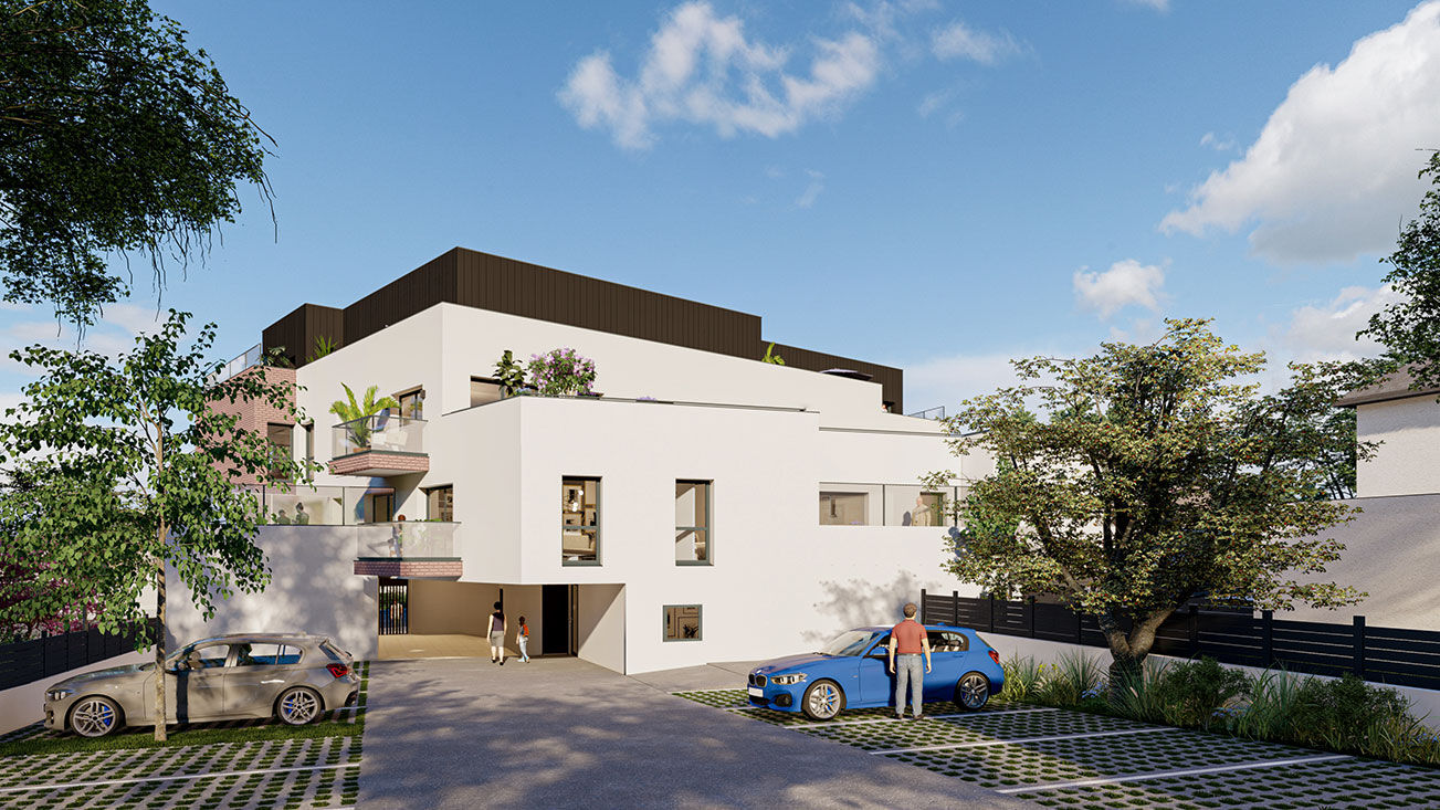 Appartement en dernier étage avec terrasse