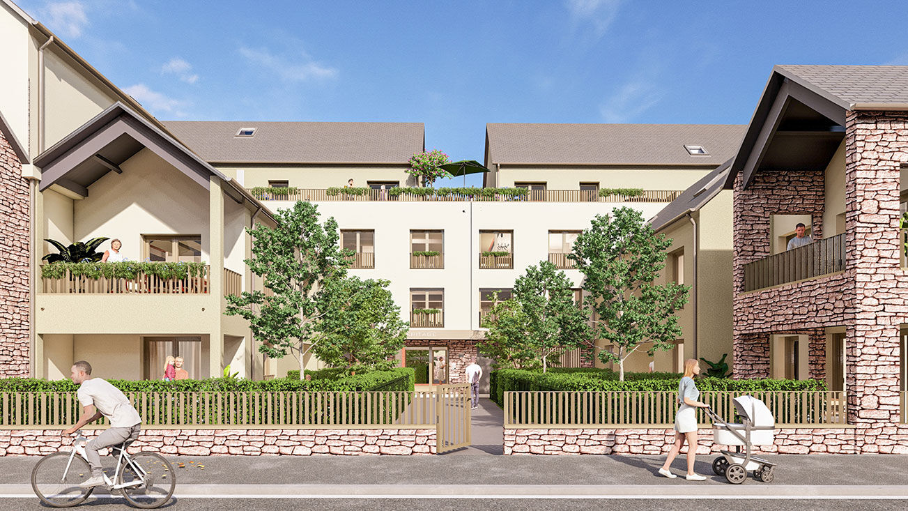 Appartement type villa sur le toit