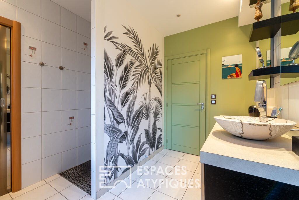 Lumineuse villa style californien et sa piscine