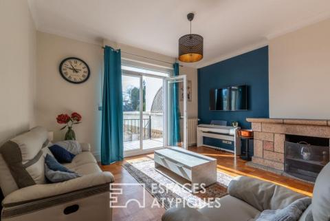 Duplex, terrasse et jardin en coeur de centre ville