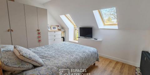 Longère en pierre rénovée avec jardin