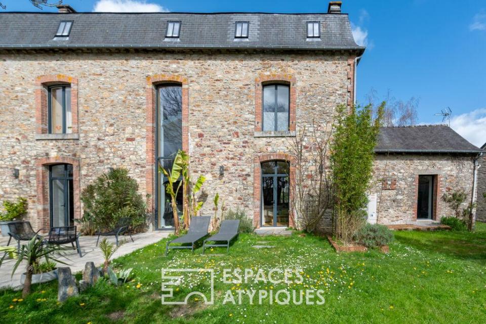 Maison de caractère rénovée avec jardin ? à proximité de Liffré et à 20 min de Rennes