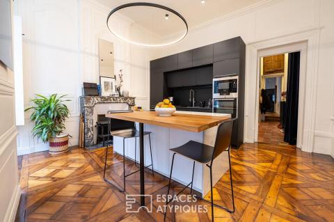 Très bel appartement meublé  à louer rue LE BASTARD –  Hyper centre Rennes