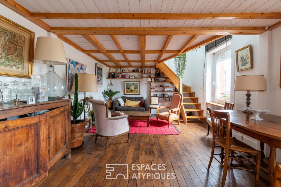 35000 RENNES - Charmante et atypique maison de ville  style bohème - 92 M² - Rennes - Réf. 2890