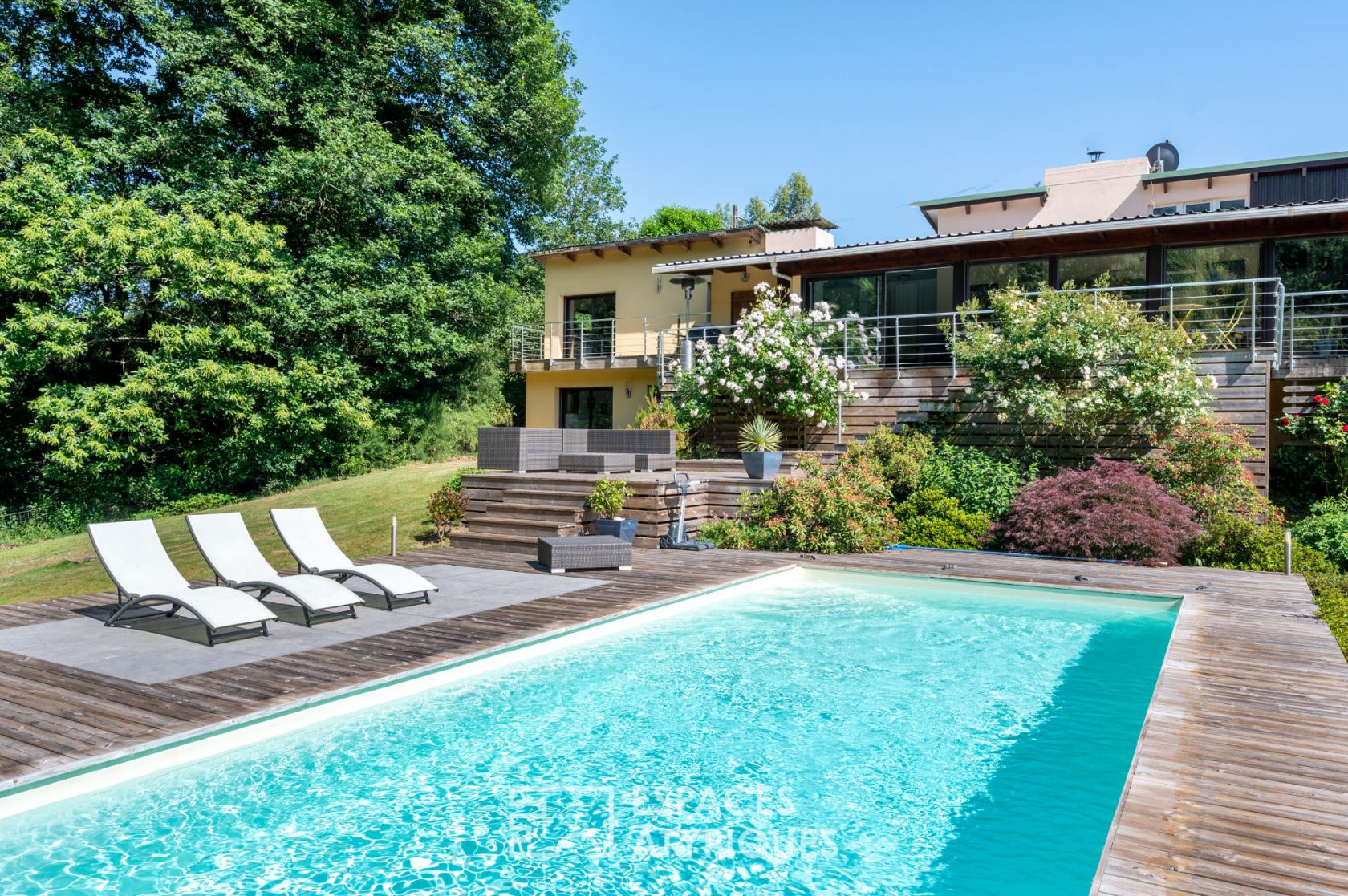 Villa  californienne à 30 mn de Rennes – Saint-Senoux