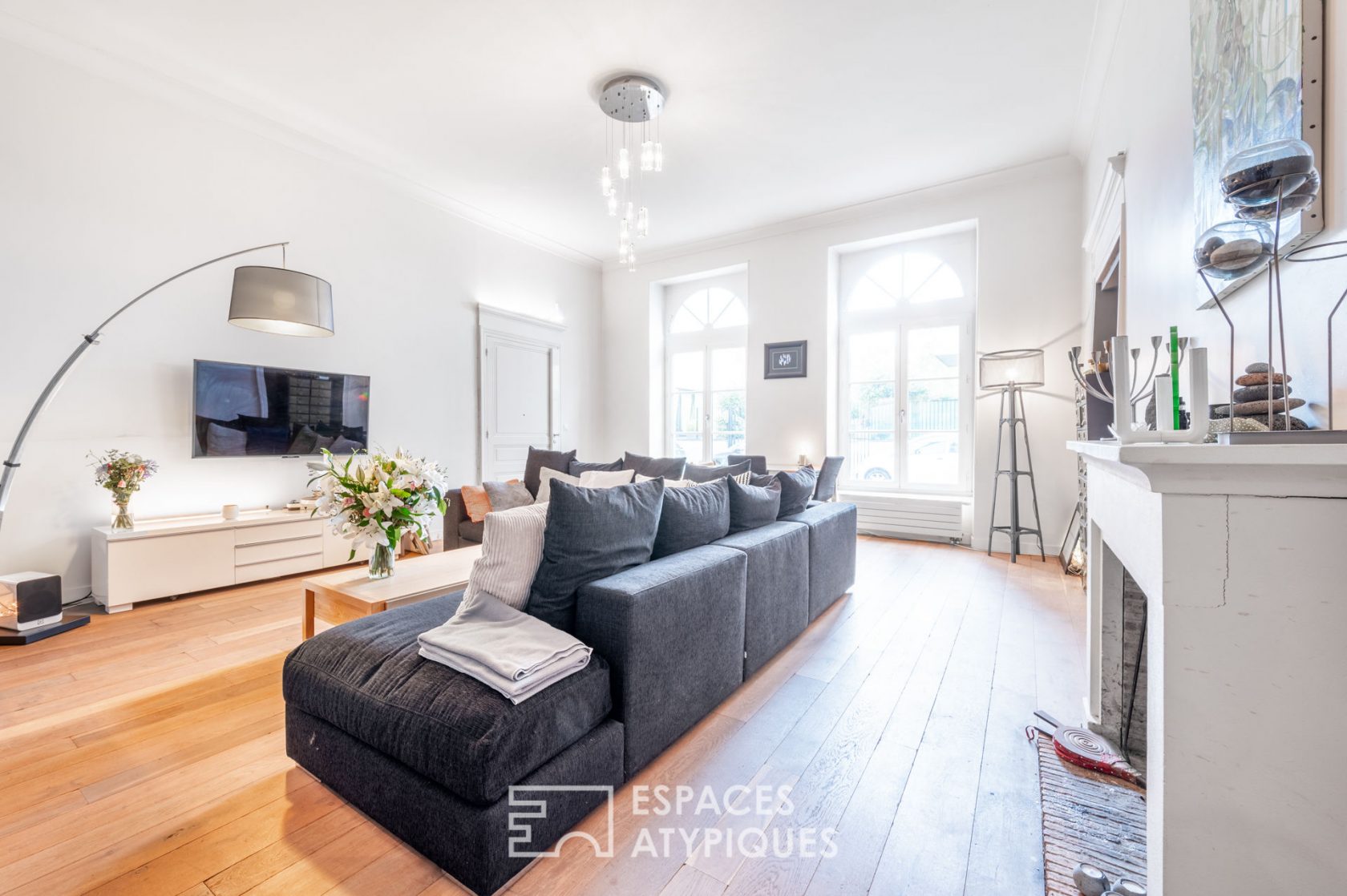 L’antre de l’écrivain – duplex – 103 m²- Rennes centre