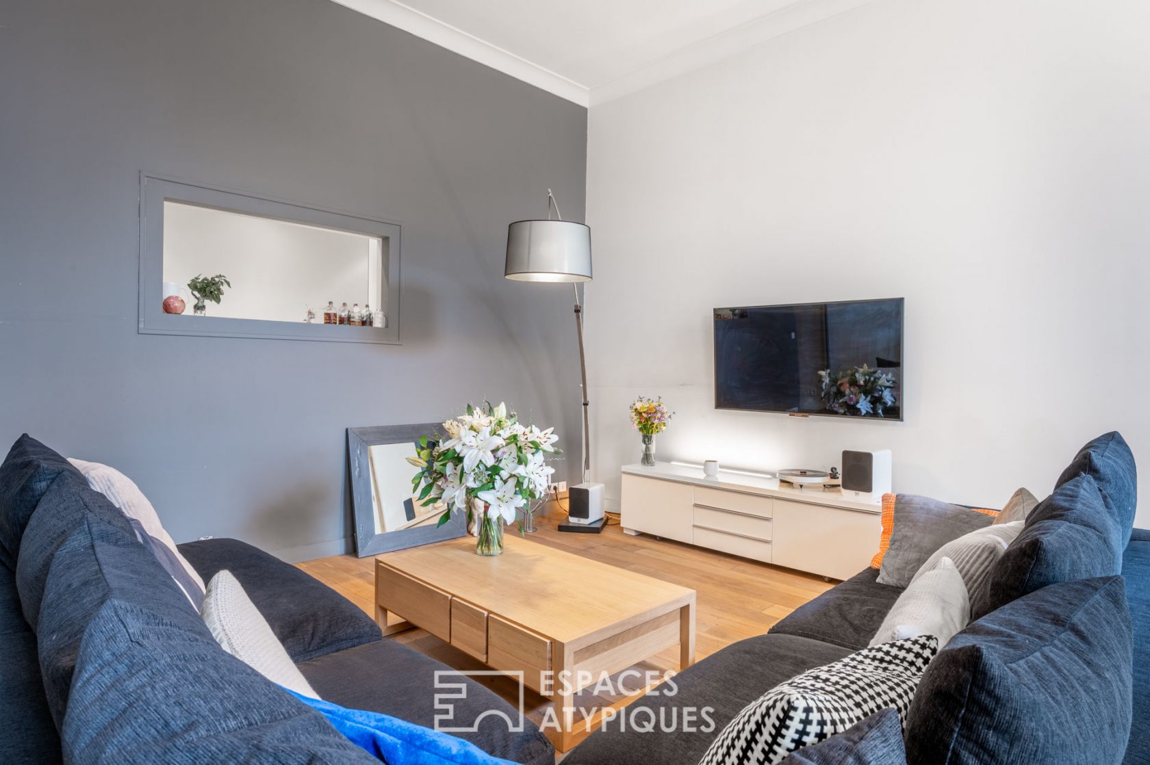 L’antre de l’écrivain – duplex – 103 m²- Rennes centre