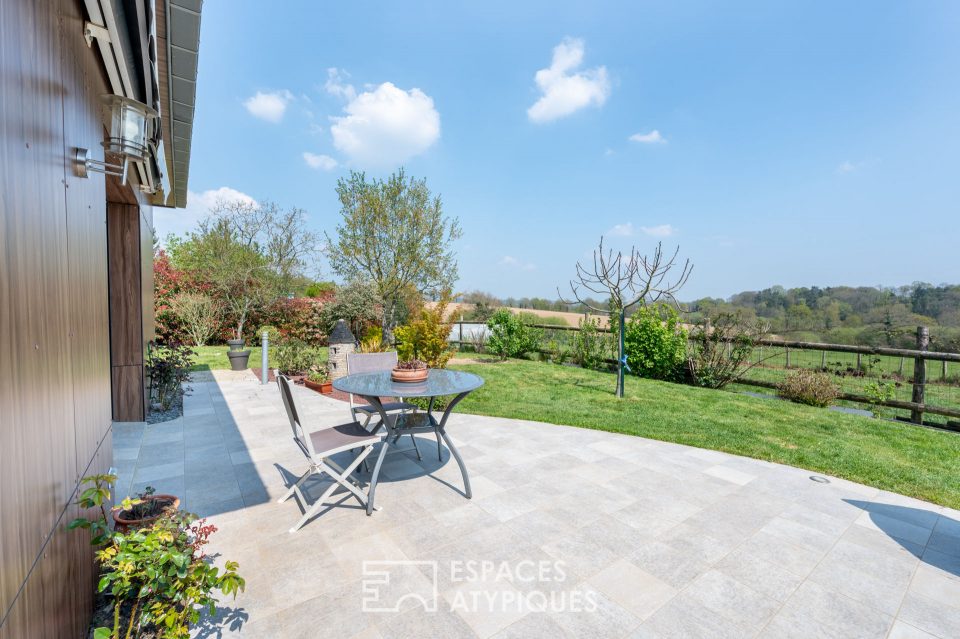 35340 LA BOUEXIERE - Maison contemporaine et sa vue sur la nature - Réf. 3529