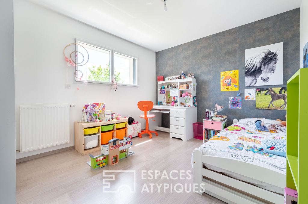 Lumineuse contemporaine à Pacé à côté de Rennes