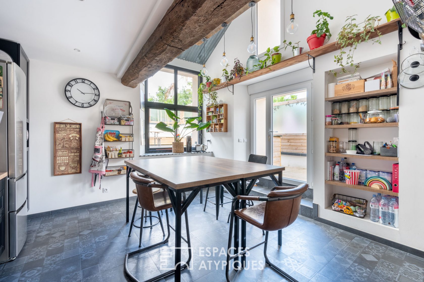 L’esprit loft de la maison triplex
