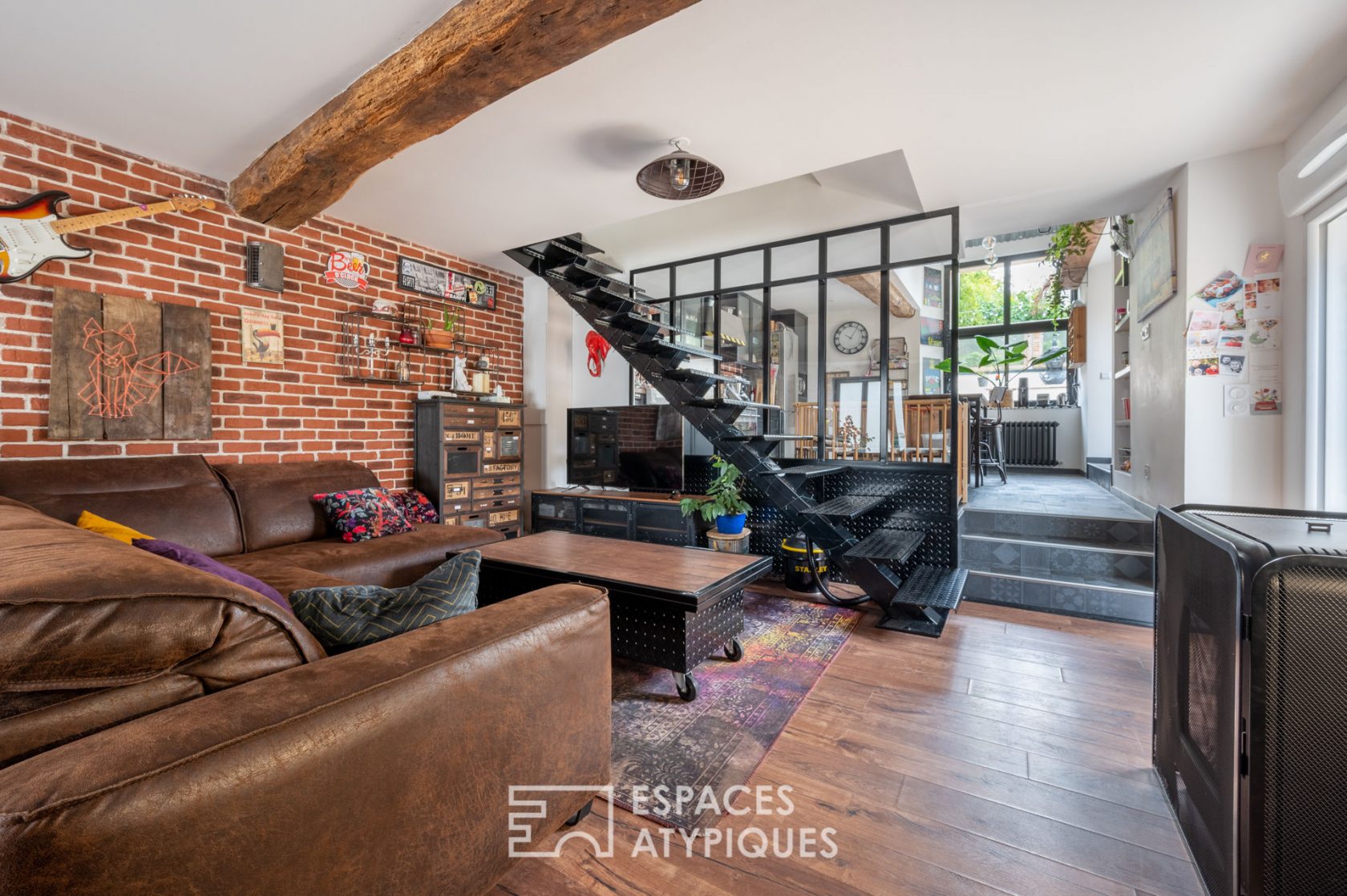 L’esprit loft de la maison triplex