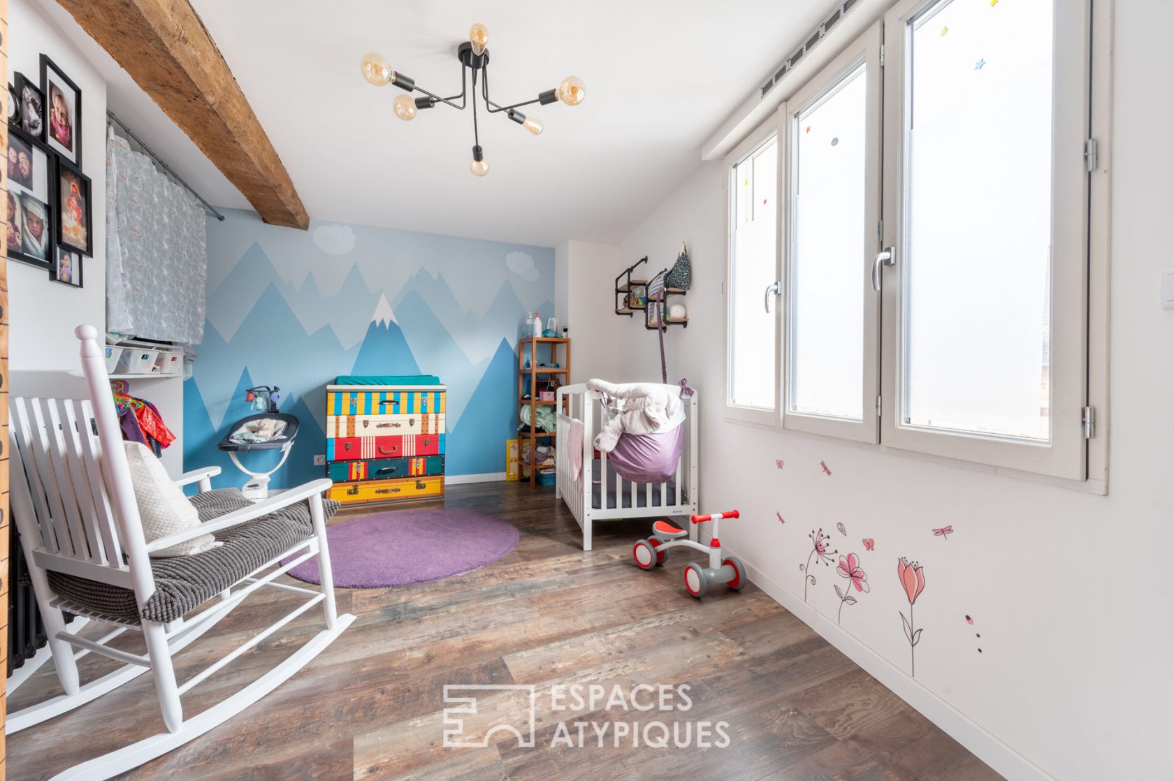 L’esprit loft de la maison triplex