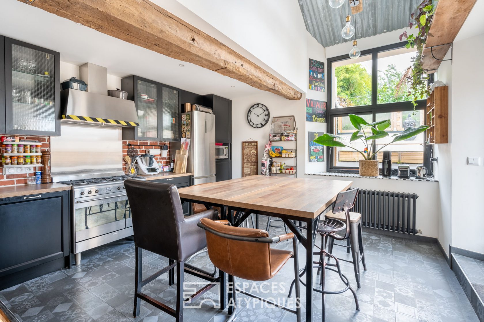 L’esprit loft de la maison triplex