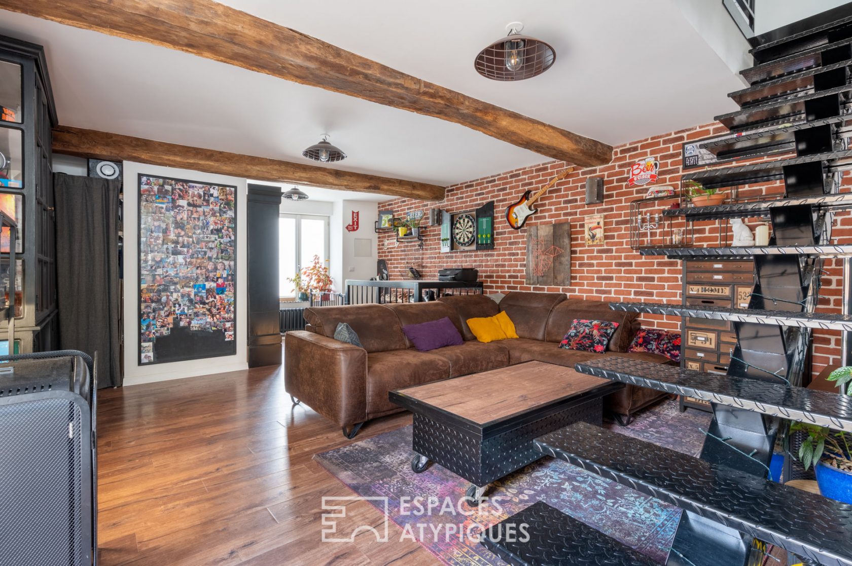 L’esprit loft de la maison triplex