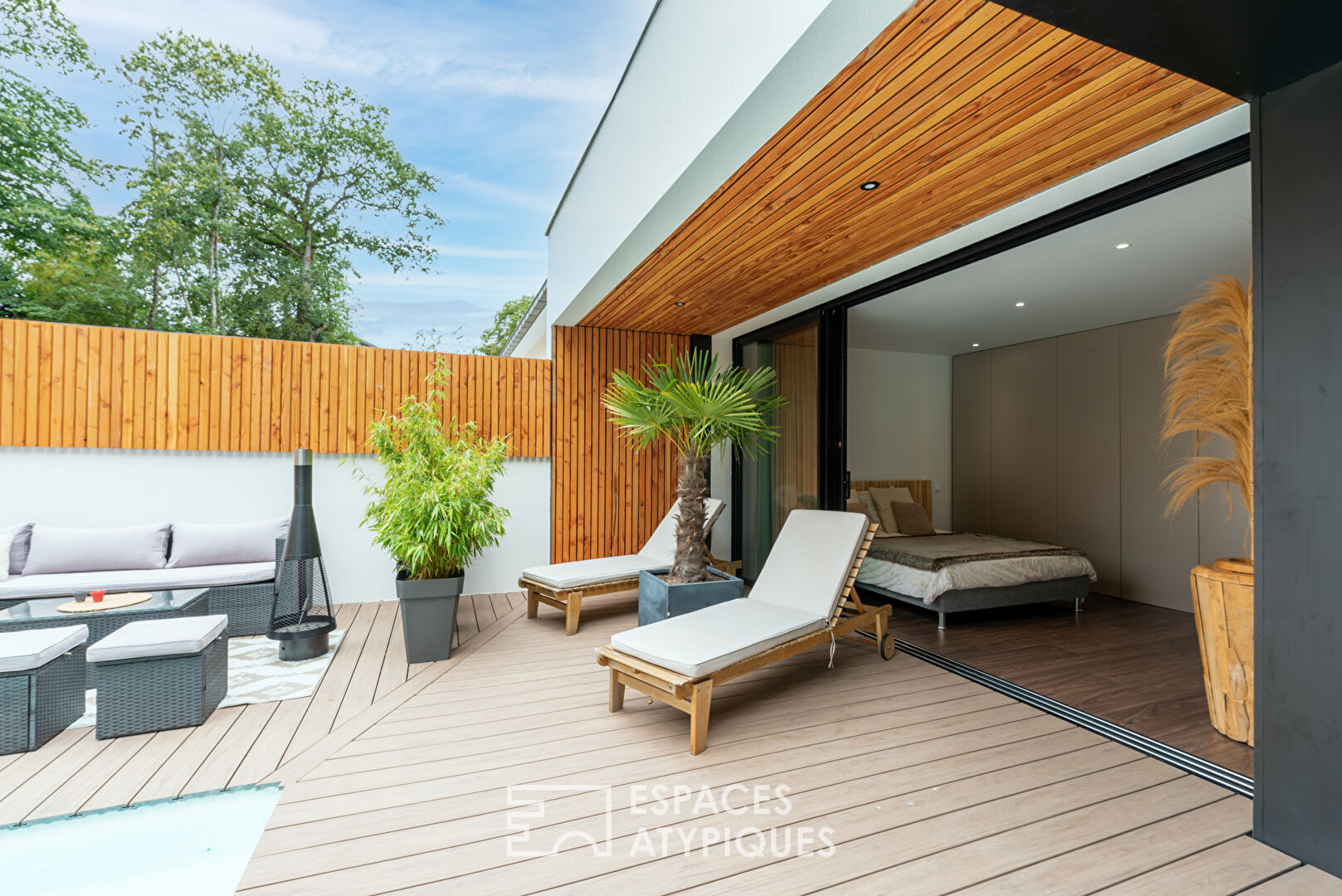 Villa d’architecte indoor outdoor à quinze minutes de Rennes