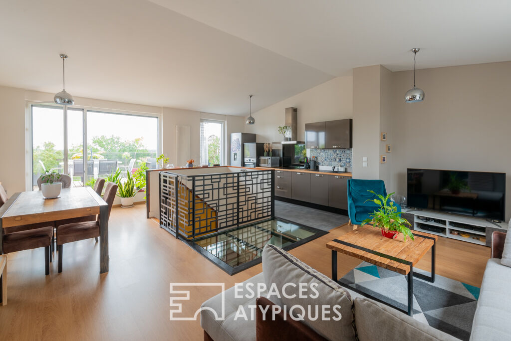 Duplex exotique – 4 pièce(s) 105 m2 – Chantepie