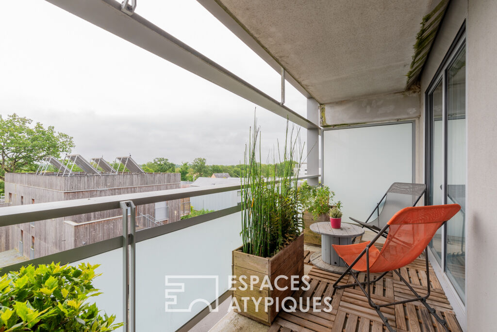 Duplex exotique – 4 pièce(s) 105 m2 – Chantepie