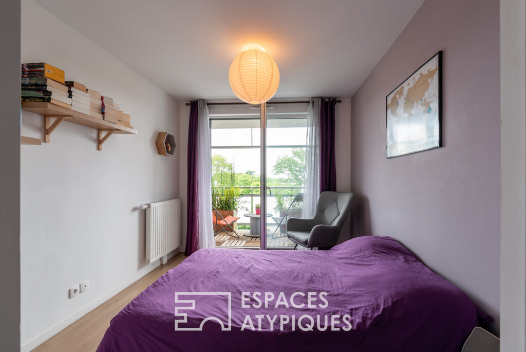 Duplex exotique – 4 pièce(s) 105 m2 – Chantepie