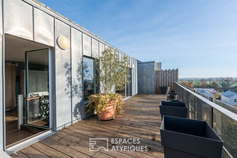 Exotic and bioclimatic duplex with 4 bedrooms and 2 terraces – CHANTEPIE