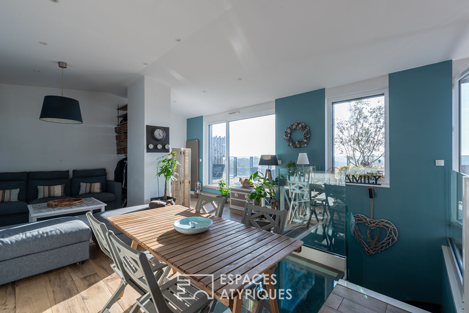 Exotic and bioclimatic duplex with 4 bedrooms and 2 terraces – CHANTEPIE