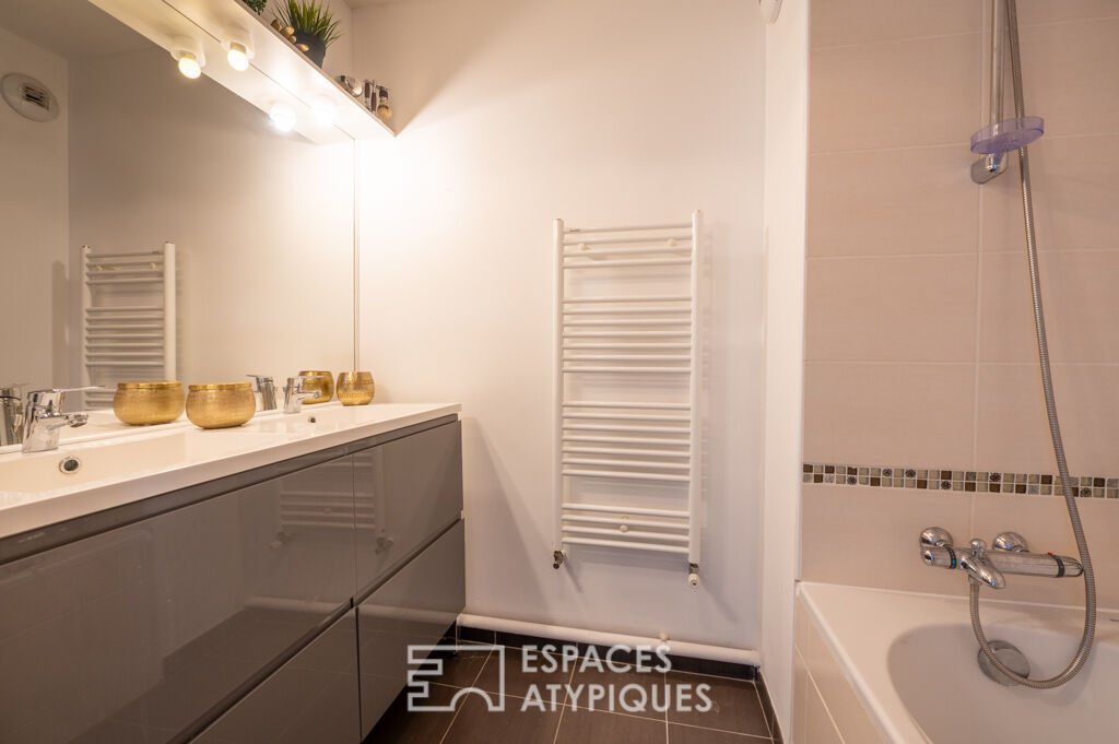 Exotic and bioclimatic duplex with 4 bedrooms and 2 terraces – CHANTEPIE