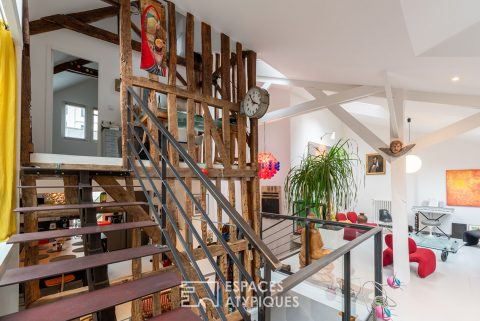 Splendide Loft créatif et sa terrasse au coeur de Rennes
