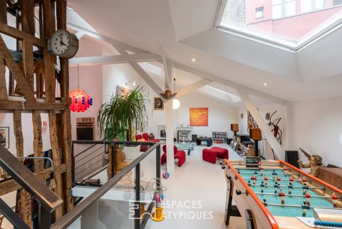 Splendide Loft créatif et sa terrasse au coeur de Rennes