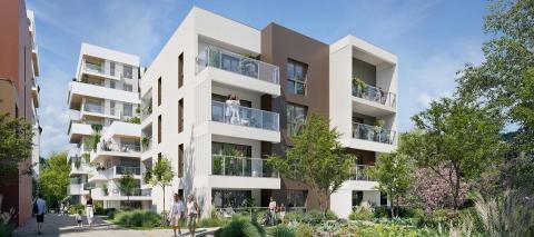 Appartement en dernier étage avec terrasse panoramique, en plein coeur du quartier Saint-Hélier