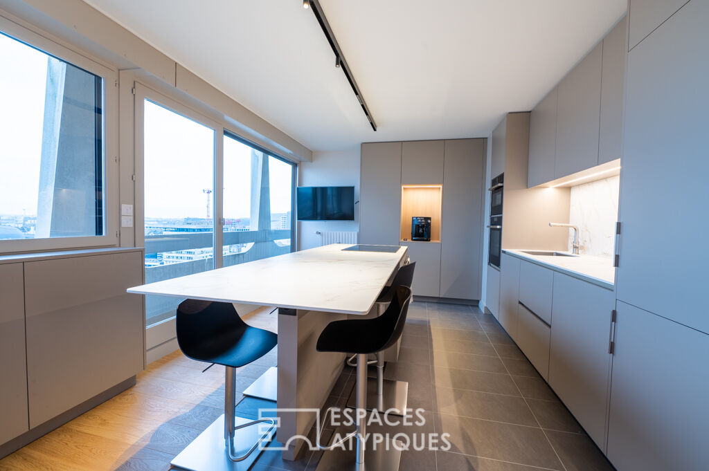 Grand appartement de 110 m² meublé – Centre ville Rennes