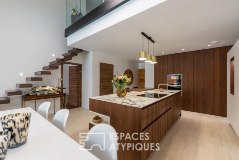 Indoor outdoor architect villa