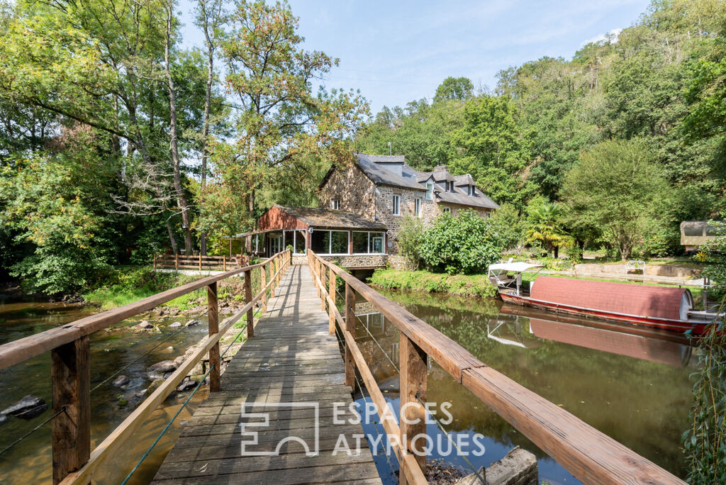 Ancien moulin les pieds dans l’eau