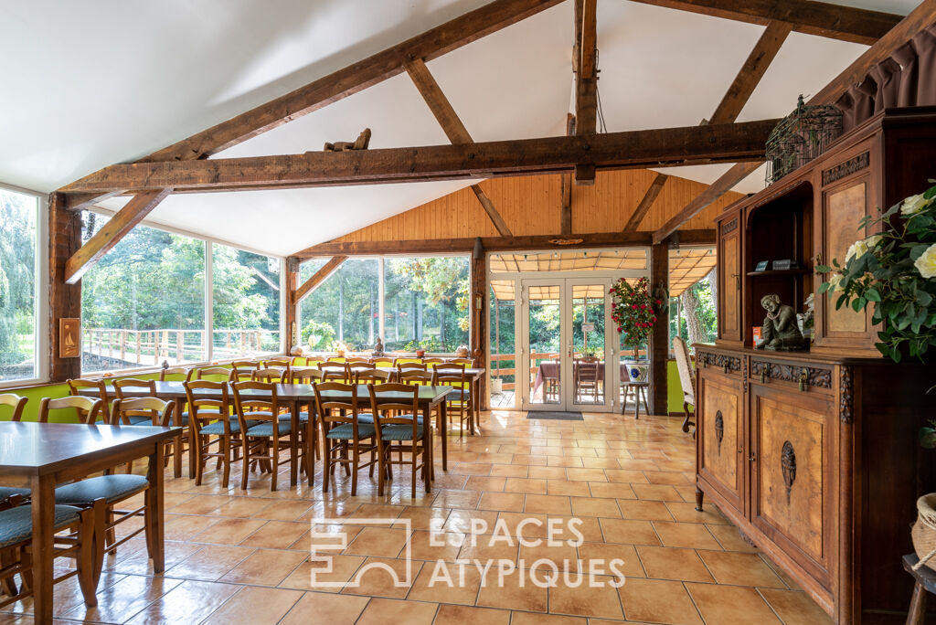 Ancien moulin les pieds dans l’eau