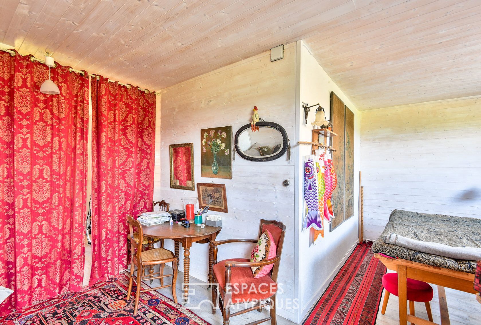 Bohemian chic duplex by the sea