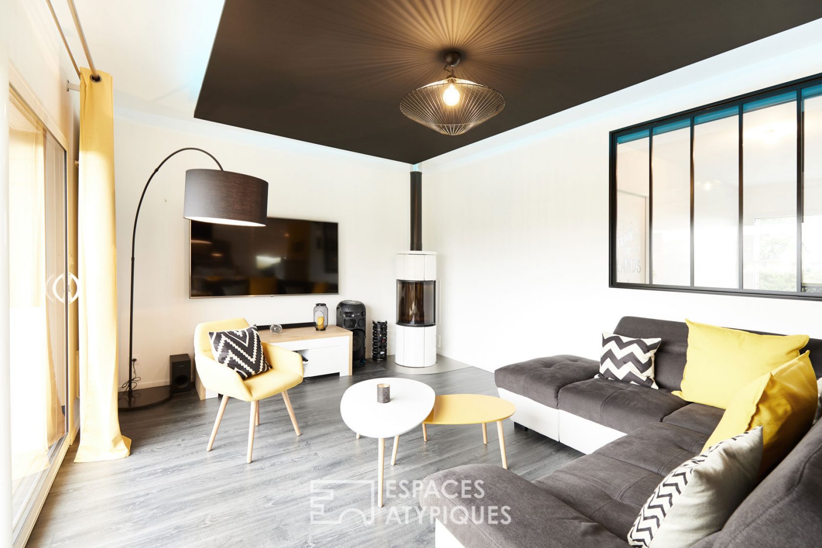 Contemporaine inversée avec vue panoramique