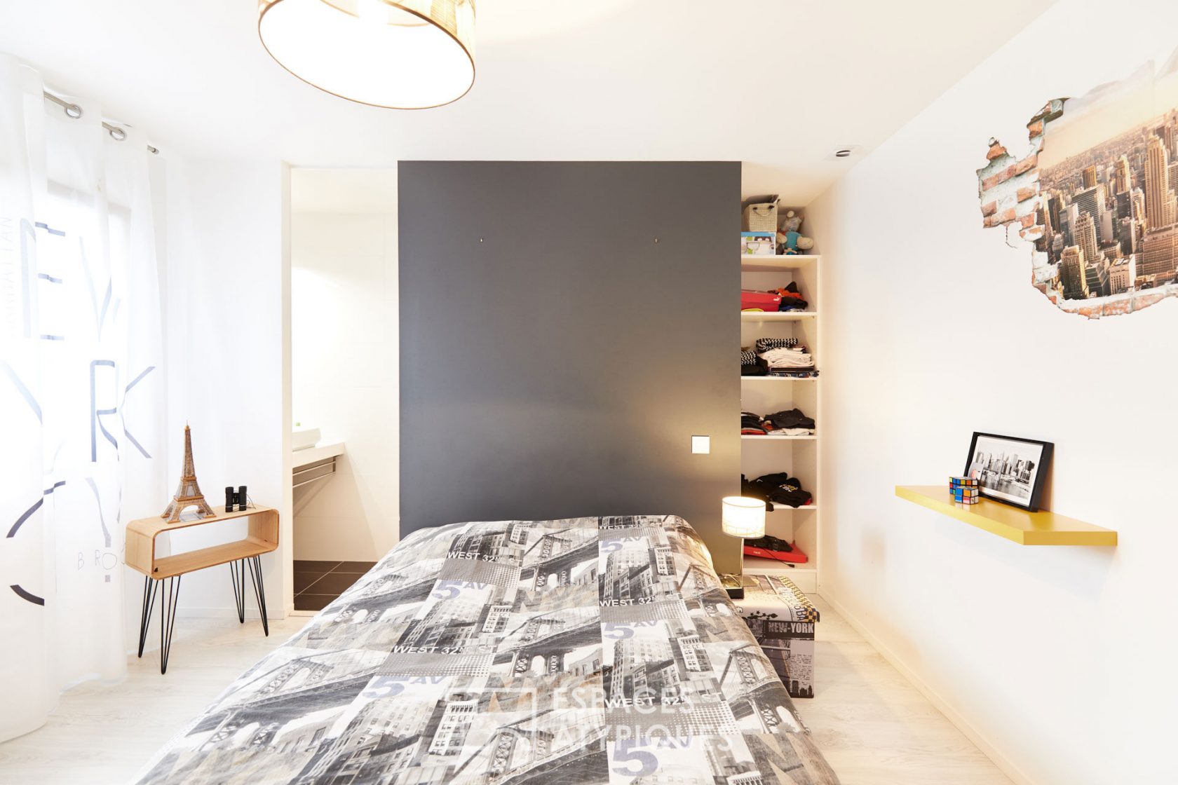 Contemporaine inversée avec vue panoramique