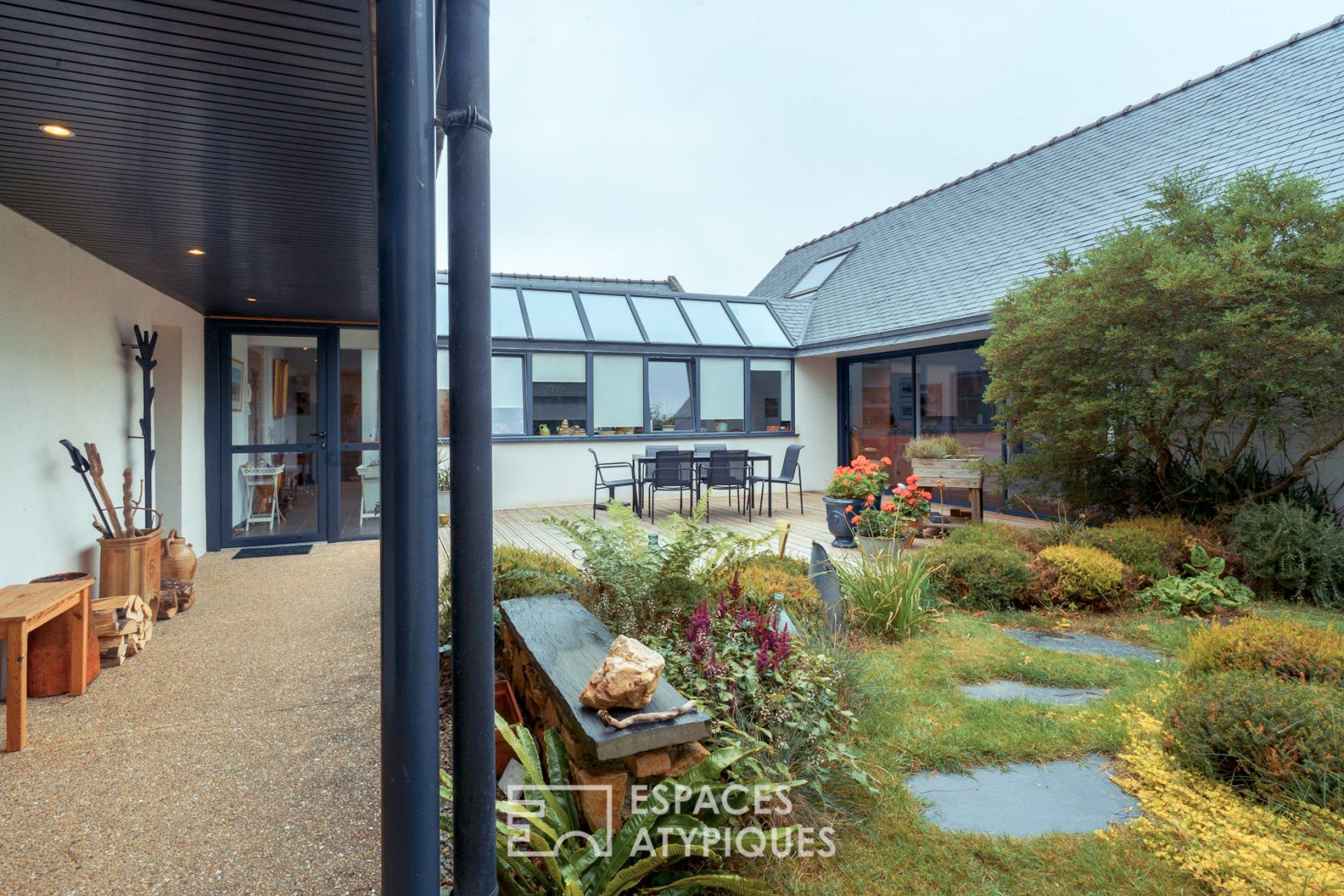 Maison d’architecte à quelques encablures des plages