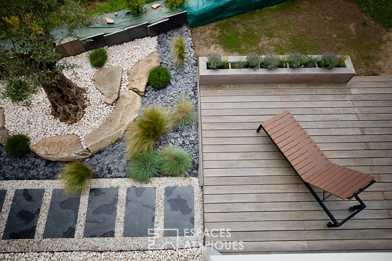 Carantec- Maison contemporaine avec toit terrasse