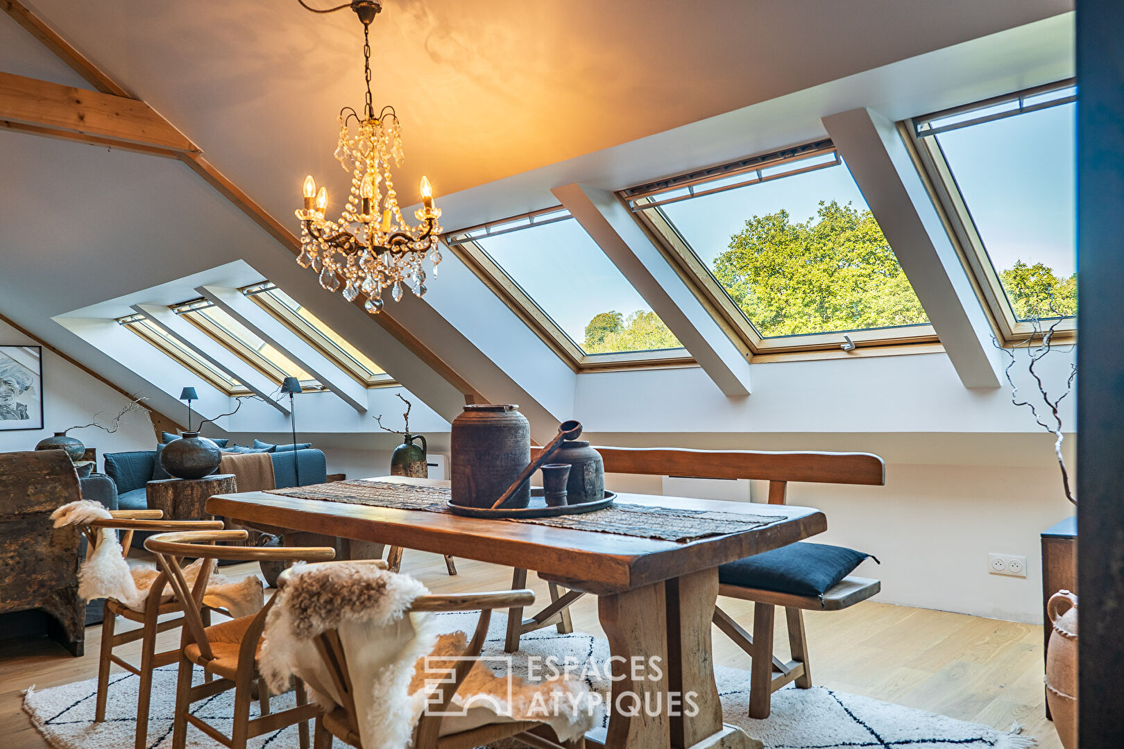 Loft avec gîte et atelier à l’environnement bucolique