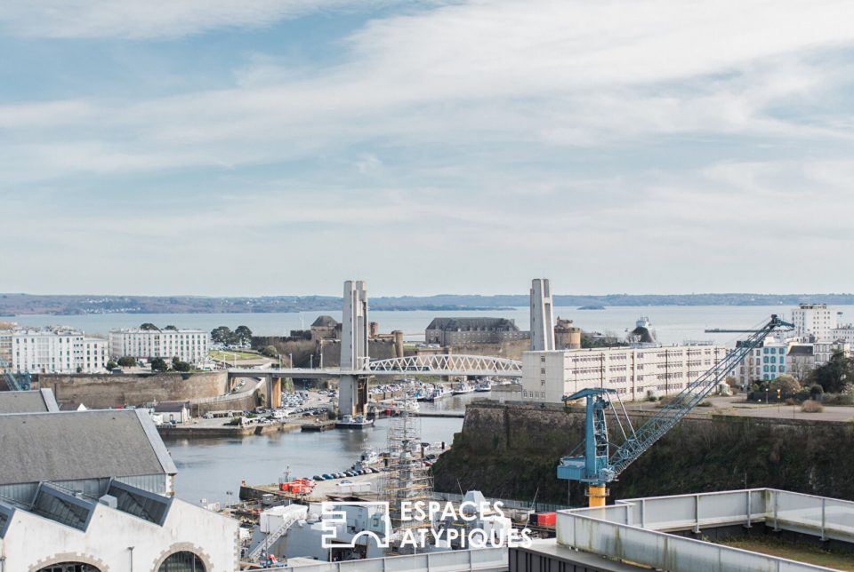 Appartement dernier étage avec vue mer et terrasse