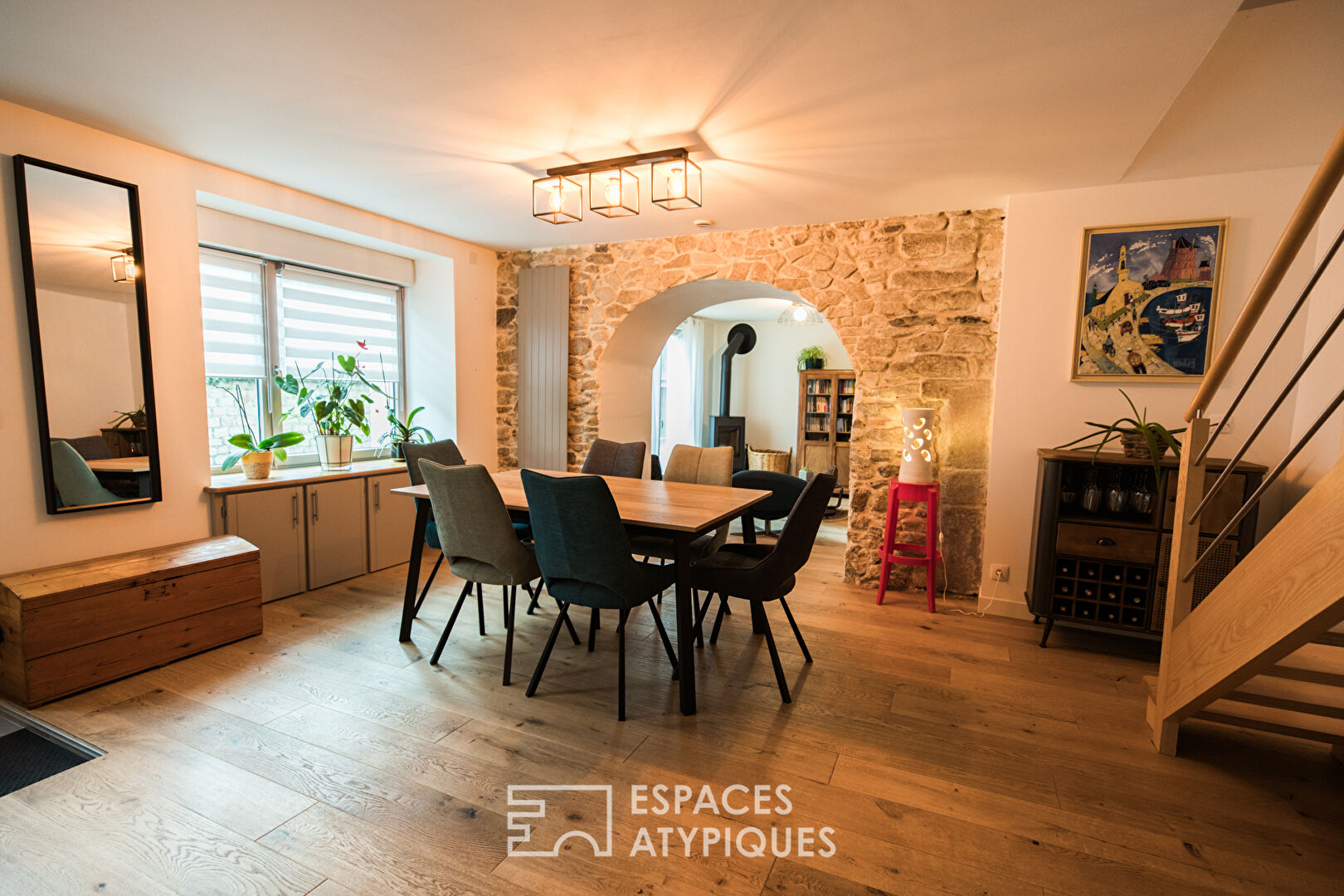 Maison rénovée avec terrasse en coeur de ville