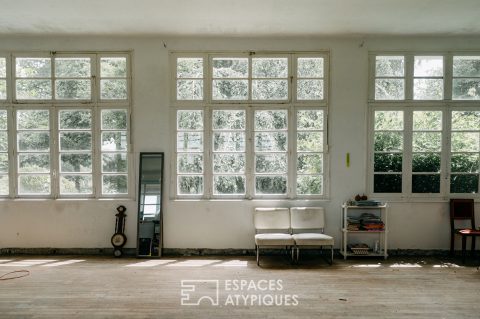 Ancienne école réhabilitée en Loft à la campagne.