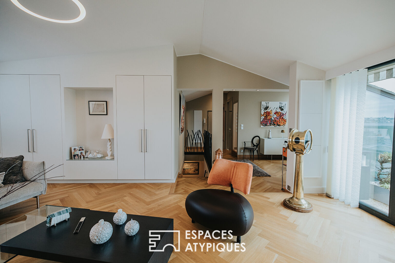 Duplex en dernier étage avec vue mer et terrasse