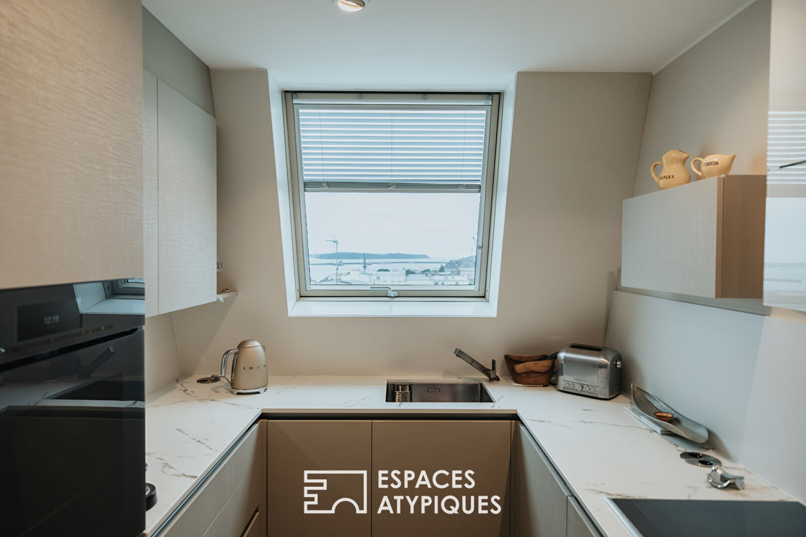 Duplex en dernier étage avec vue mer et terrasse