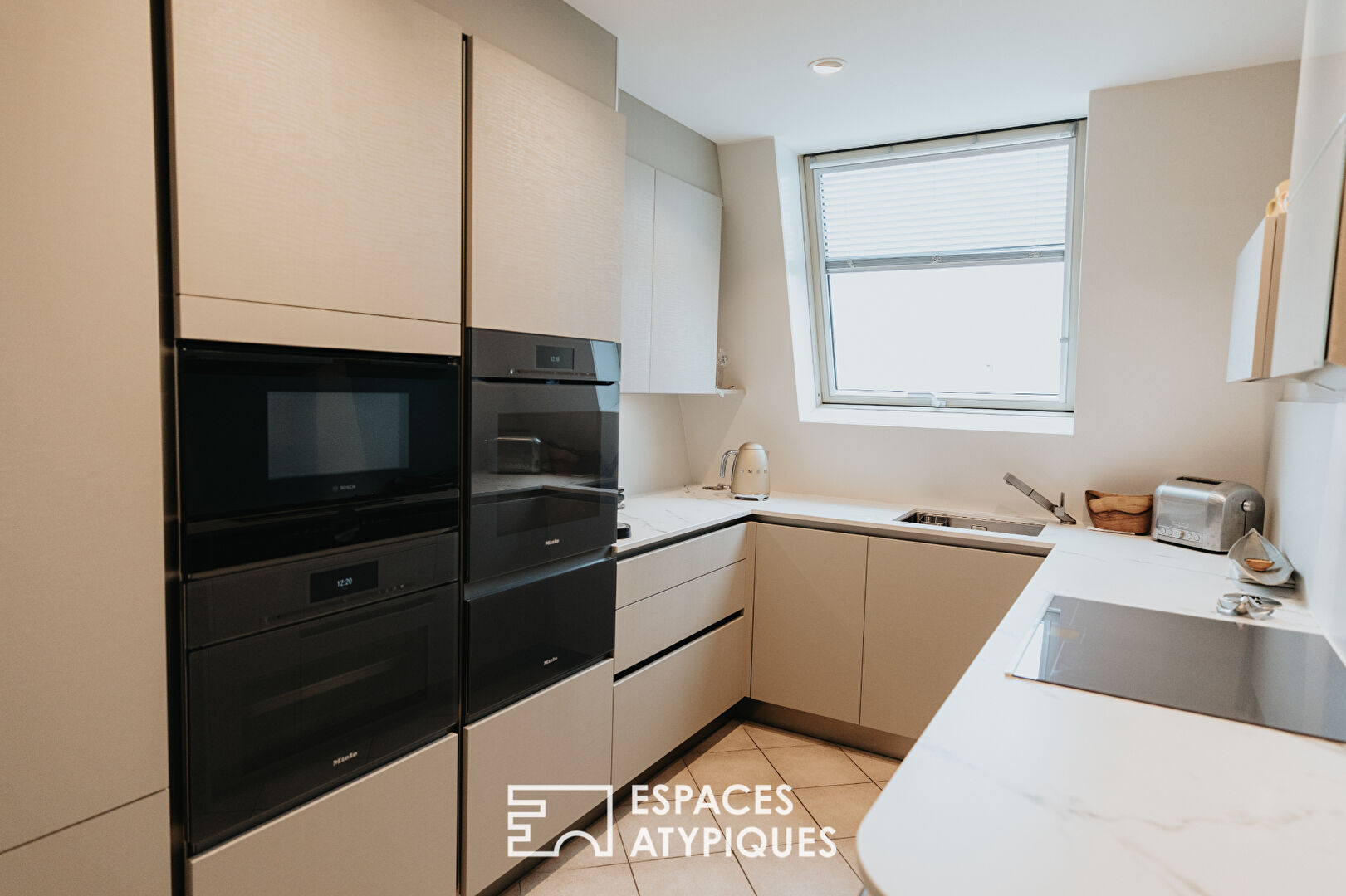 Duplex en dernier étage avec vue mer et terrasse