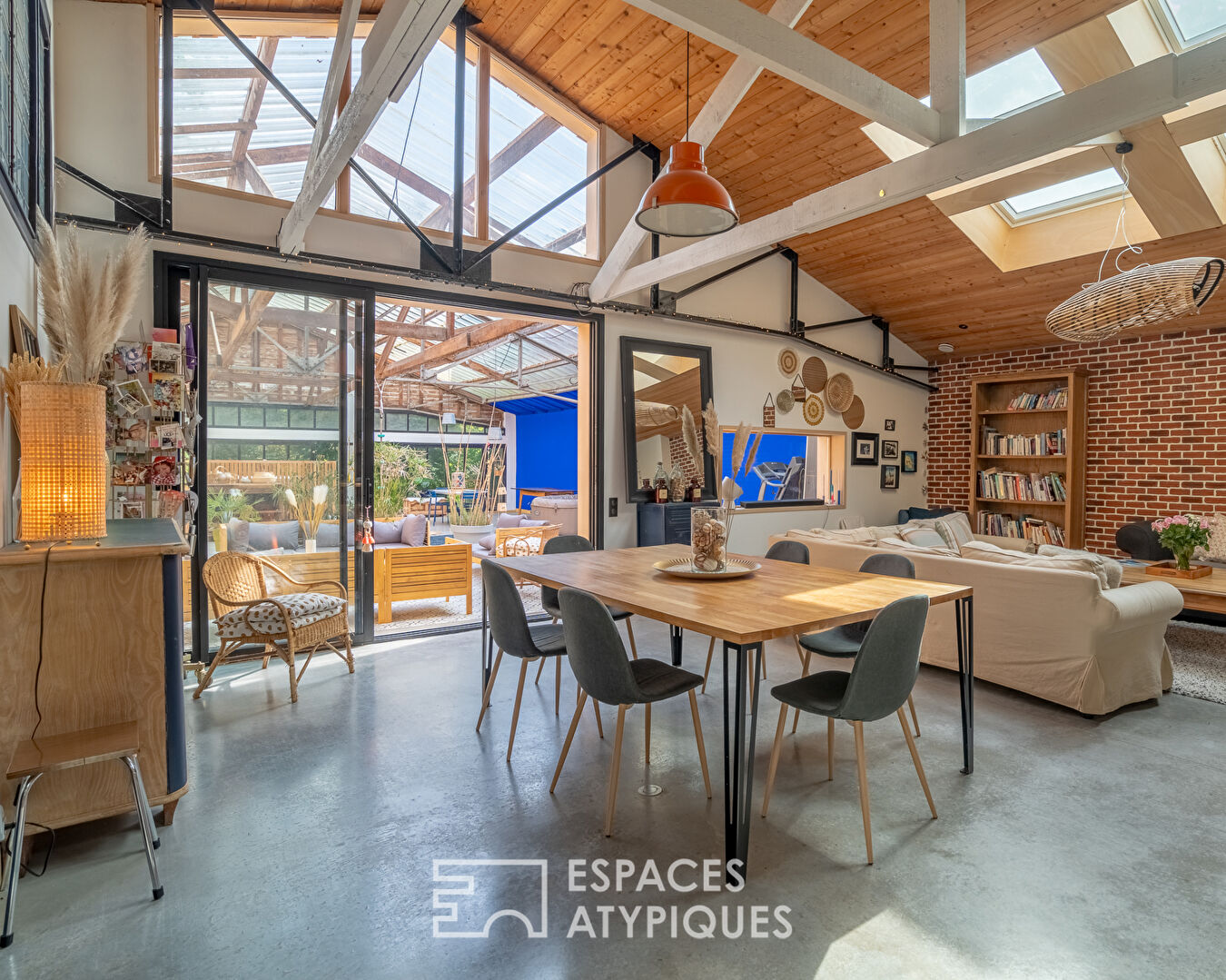 Sublime loft et son jardin d’hiver